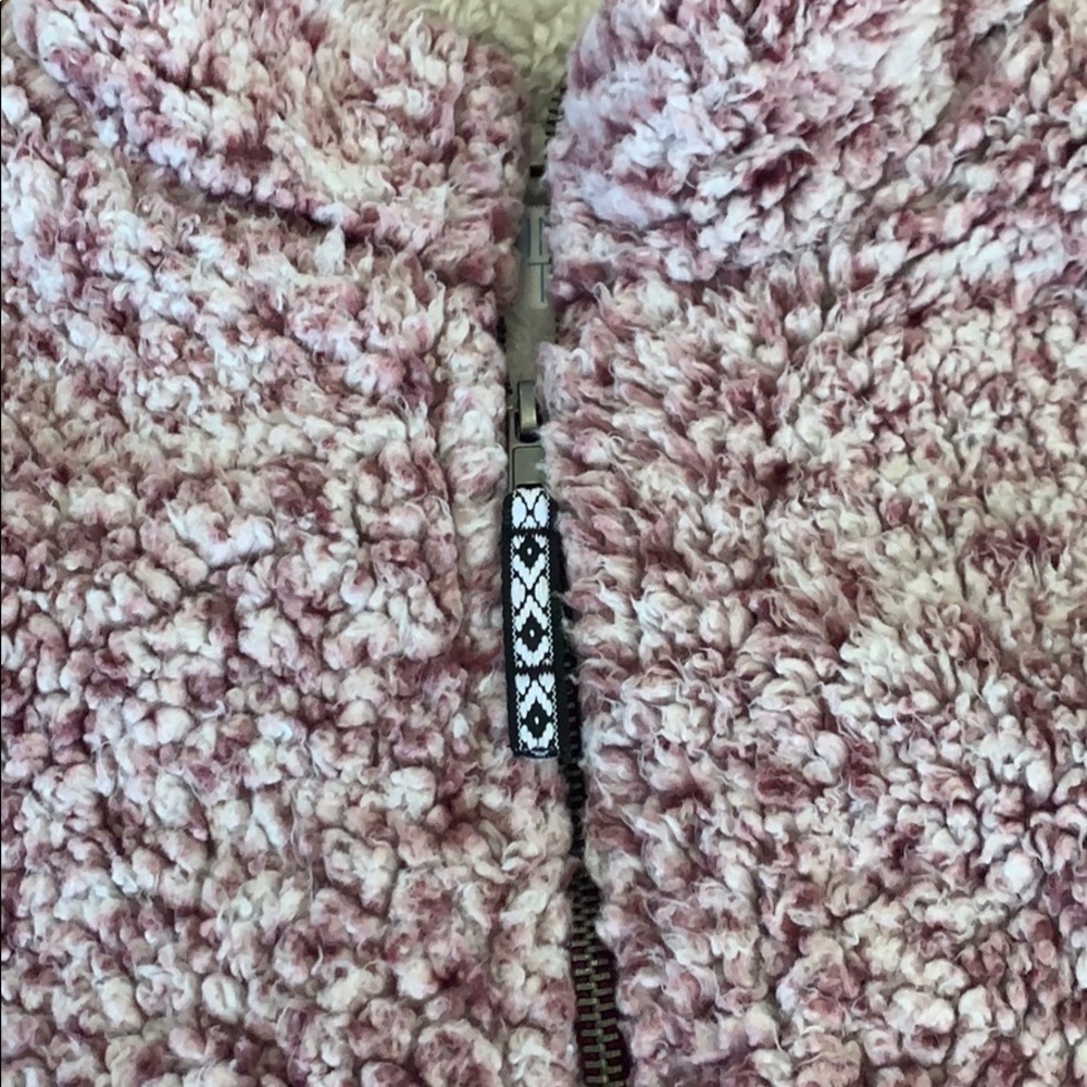 5/$25 SHERPA 1/4 ZIP PULLOVER w POCKETS - Picture 4 of 5